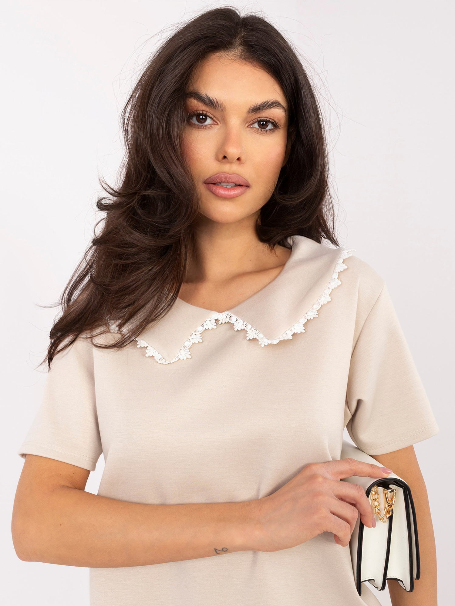 Бежова Рокля ITALY MODA - Елегантност и Комфорт - Image 2