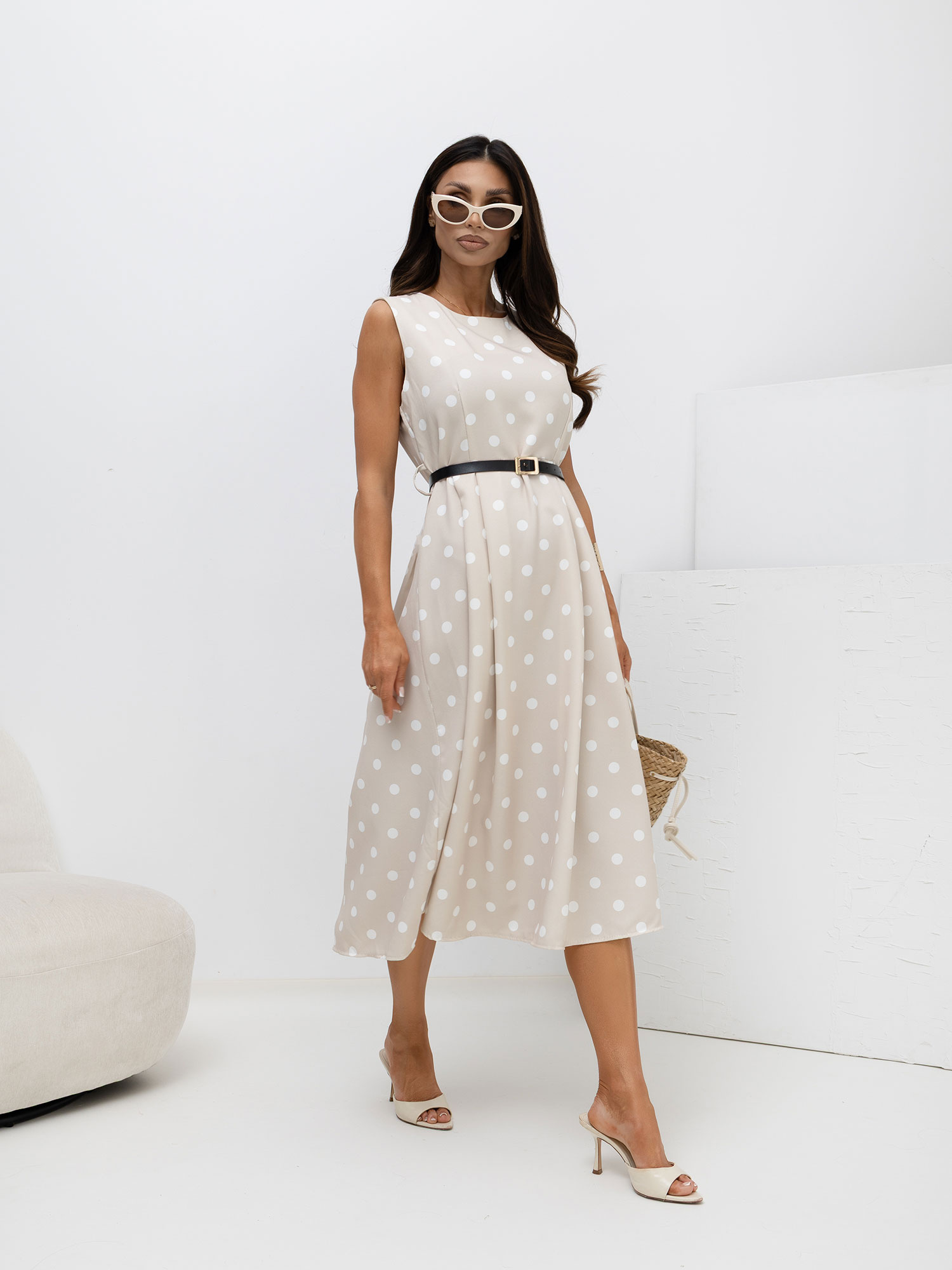 Бежова Рокля ITALY MODA - Елегантност и Комфорт - Image 4