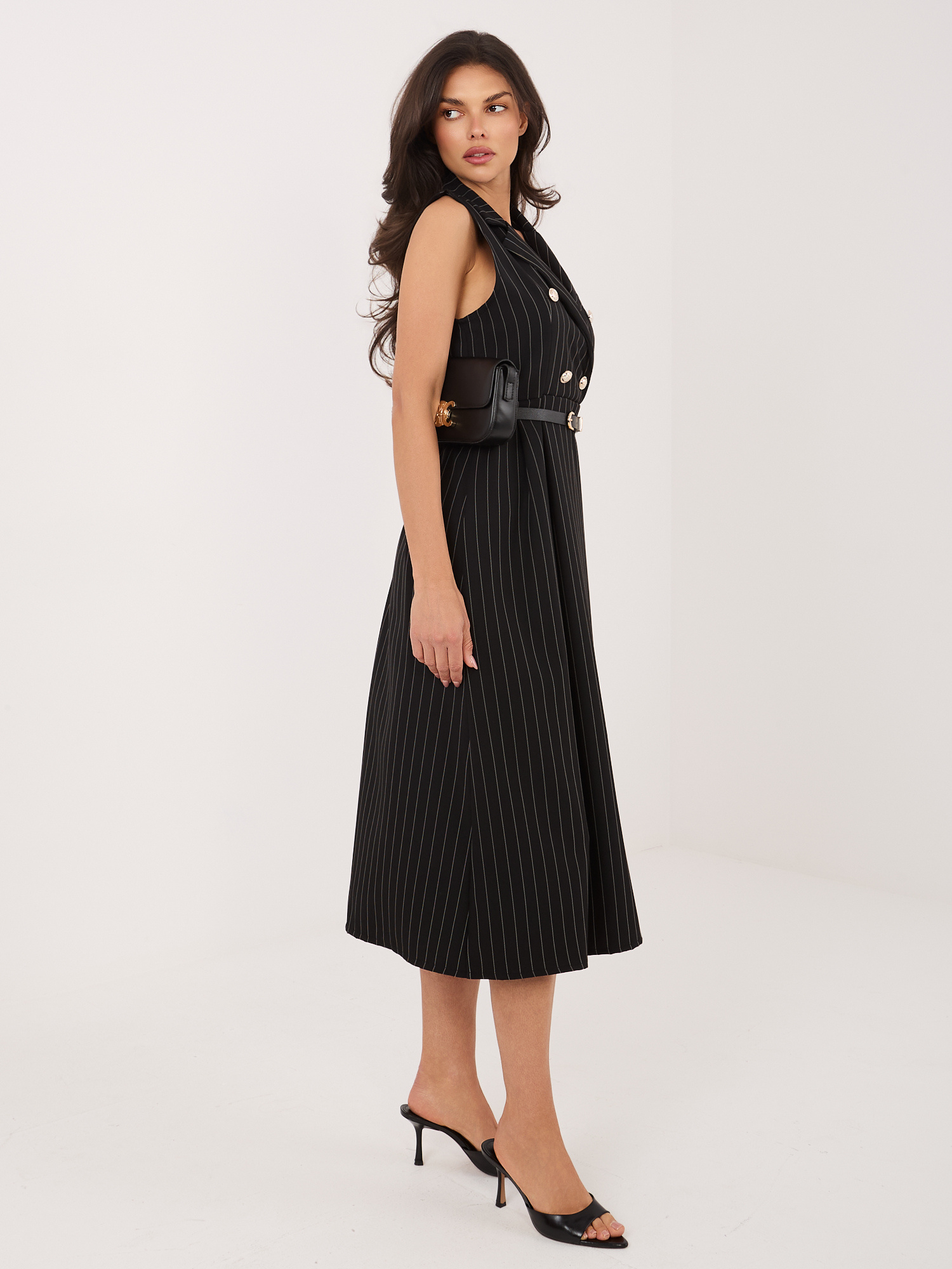 Елегантна Черна Рокля ITALY MODA - Перфектният Избор! - Image 5