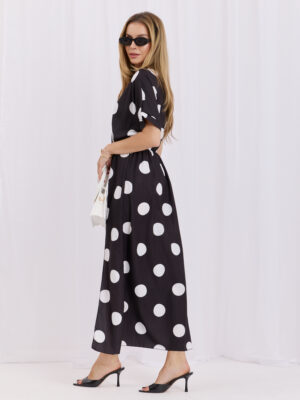 Черно-бяла Рокля ITALY MODA - Елегантна Визия