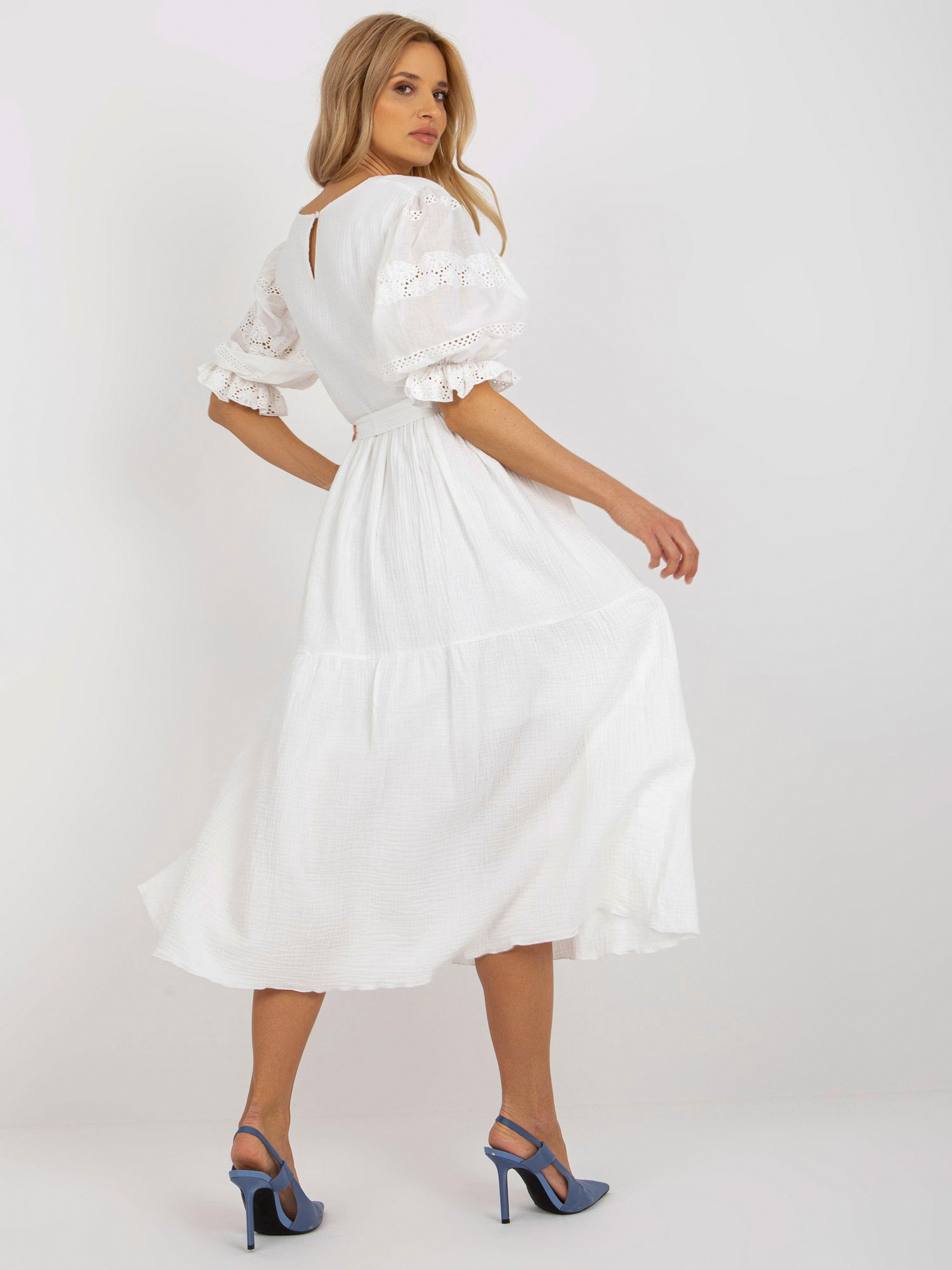 Елегантна Екрю Рокля LAKERTA Boho Стил - Image 3