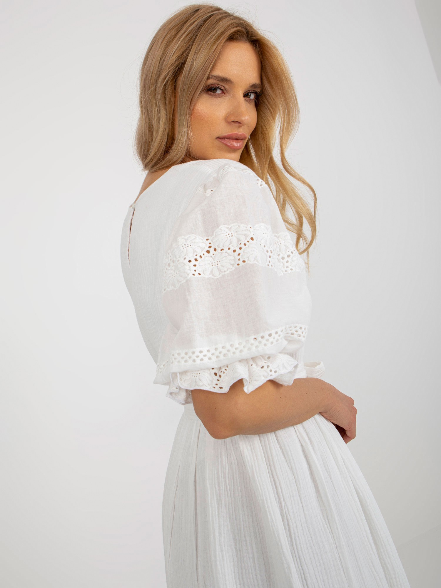 Елегантна Екрю Рокля LAKERTA Boho Стил - Image 4
