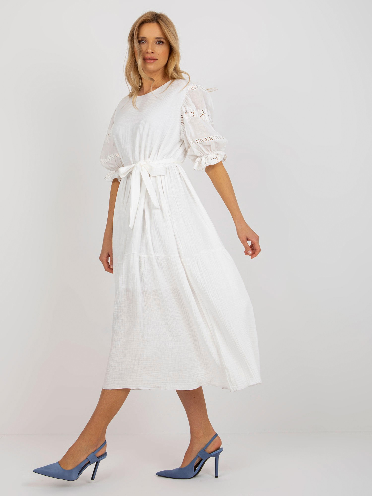 Елегантна Екрю Рокля LAKERTA Boho Стил - Image 2