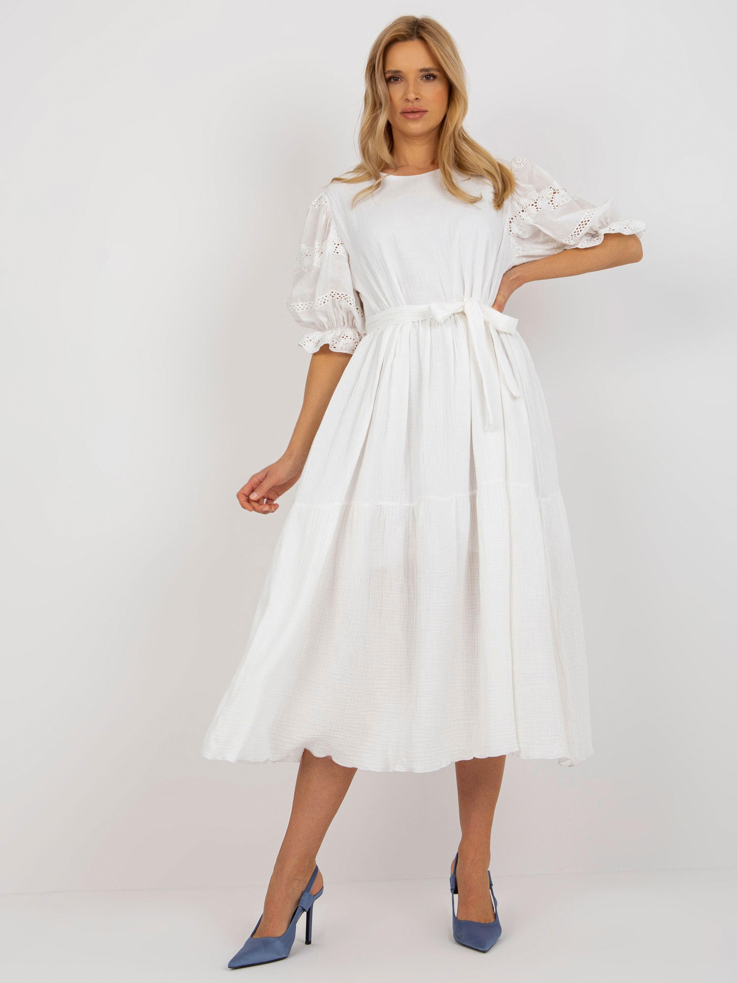 Елегантна Екрю Рокля LAKERTA Boho Стил - Image 5