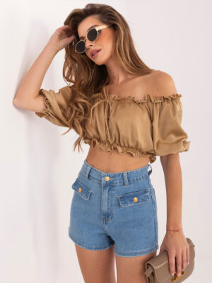Стилни сини шорти SHOP SMILE